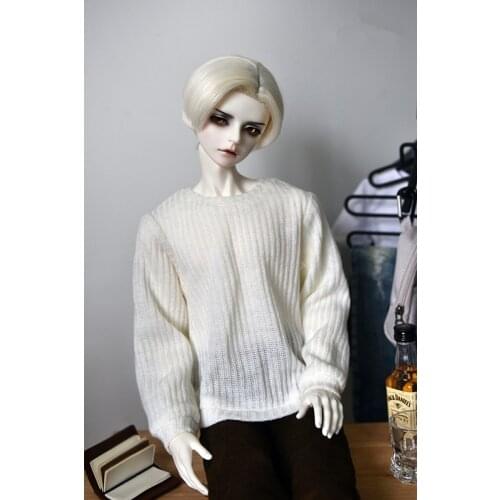 BJD doll dress is perfect for 1/3 uncles soft everyday matching striped crew-neck sweater with classic three-color doll accesso