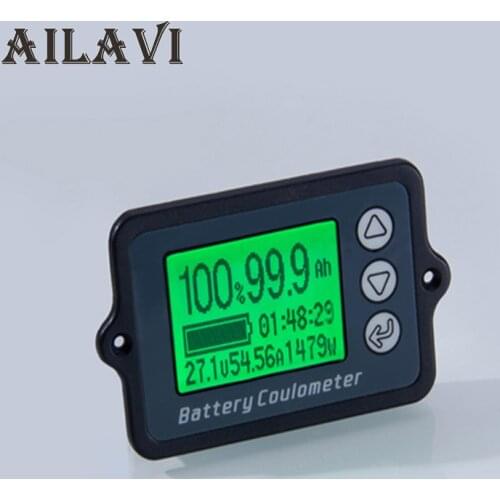 Ailavi DC 8-80V 100A Coulometer TK15 New Professional Precision Battery Tester for Lifepo4 Battery Coulomb Counter