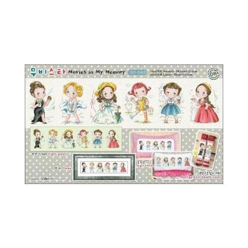 Birds and Peach Blossoms and Birds Counted Cross Stitch Kit Cross stitch RS cotton with cross stitch SODA G63 Movie in memory