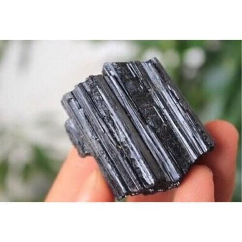 NATURAL BLACK TOURMALINE CRYSTAL STONE ORIGINAL CHAKRA STONE WHOLESALE