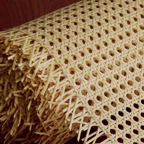 Natural Indonesian Real Rattan Wicker Cane Webbing Furniture Chair Table Repairing Material Cabinet Door Ceiling Wall DIY Decor