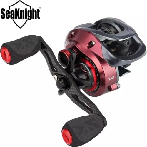 New SeaKnight RED FOX BFS Series UltraLight Baitcasting Reel 12BB Embedded Magnetic Brake System 13lbs Drag Sound 7.2:1 / 8.1:1