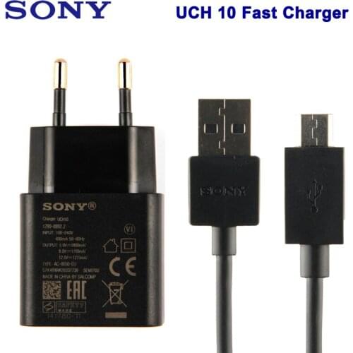 Original SONY Fast Charging Charger Adapter UCH10 For SONY Xperia Z5 Premium E6883 Xperia XZ4 Compact Xperia XA2 Z1 Wall Charger