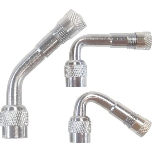 1/4Pcs Motorcycle 45 90 135 Degree Angle Bent Valve Adaptor Tyre Tube Valve Extension Adapter for Truck Car Moto Bike Accessorie