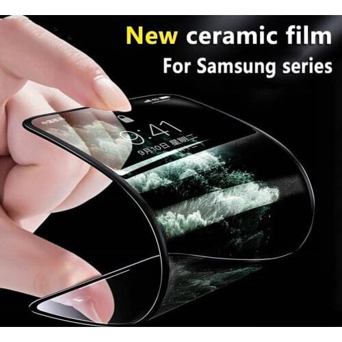 Full Cover Ceramic Screen Protector Film for Samsung A51 A71 A30S S20FE M51 M62 M40 M30 M20 M10 Super Toughness Anti-broken