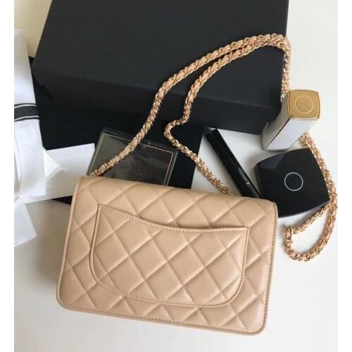 Luxury famous designer woman wallet on chain bag messenger bag crossbody shoulder bag handbags shoulder bag lambskin leather