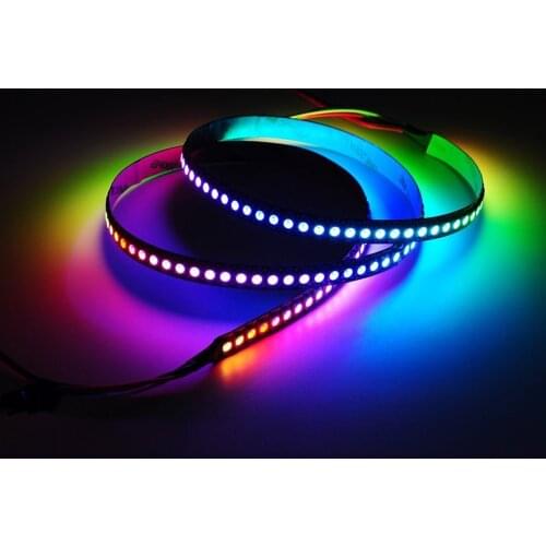 ARGB 5V Rainbow pixel LED Strip light RGB Full Color Smart 30/60/144leds/m Individually Addressable Waterproof/Non- waterproof
