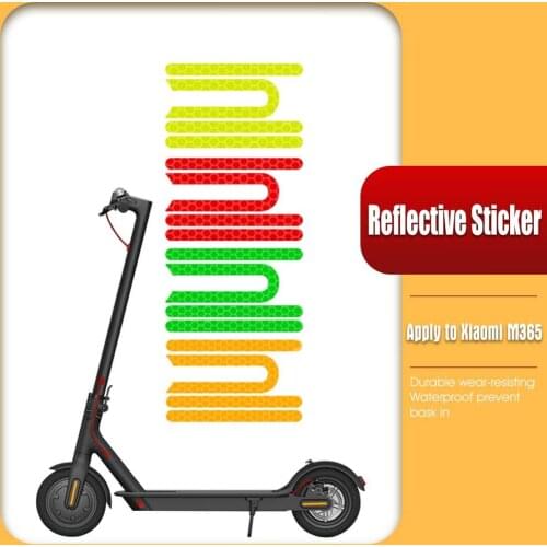 Electric Scooter Reflective Stickers for Xiaomi Mijia M365/Pro Scooter Night Safety Stickers Scooter Parts Accessories