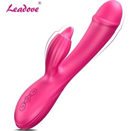 7 Speeds Rabbit Vibrator Tongue Licking G Spot Vagina Clitoris Stimulator Masturbator Dildo Vibrator Sex Toys for Women ZD0398