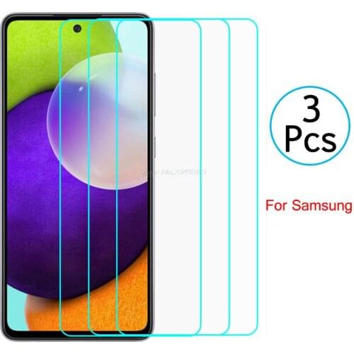 3PCS Tempered Glass For Samsung Galaxy A12 A52s A02s A42 A02S A03S A11 A21 A31 A41 A51 A71 A01 A 31 51 71 M21 Screen Protector