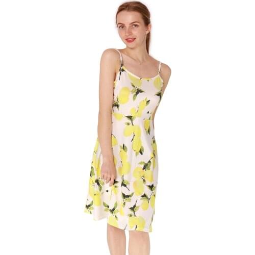 Womens Sleeveless Strappy Summer Beach Floral Flared Swing Dress