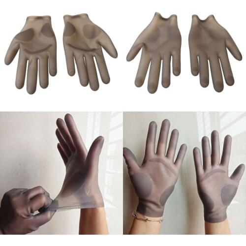 1 Pair Reusable Safe Silicone Gloves for Epoxy Resin Casting Jewelry Making Mitten DIY Crafts Tools