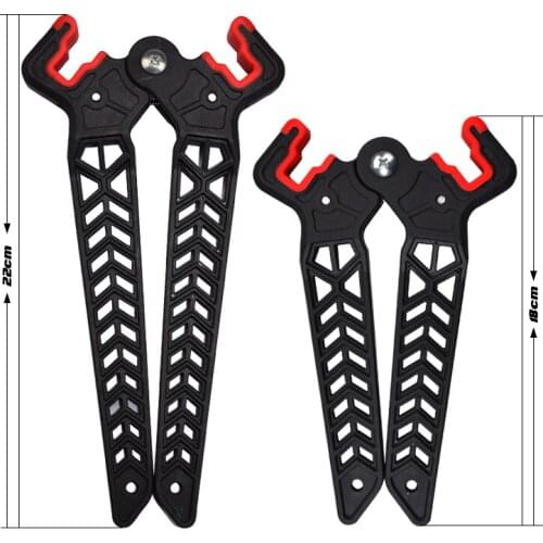 1 Pcs Bow Holder For Compound Bow Classic Style Black Stand Rack Surport Archery Hunting Shooting Tool