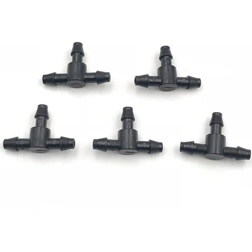 10PCS Dripper Watering New Agricultural Irrigation Tee Connector Joint Drip Irrigation Greenhouse Garden Tools Repair Fitting