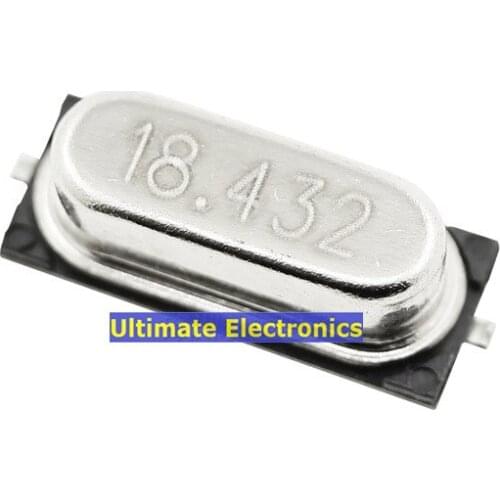 40PCS Passive Crystal Oscillator Patch 49SMD Crystal 18.432MHz 18.432M