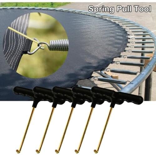 5PCS Trampoline Spring Pull Tool Kit Trampoline Parts Hook Puller Kids Indoor Playground Equipment