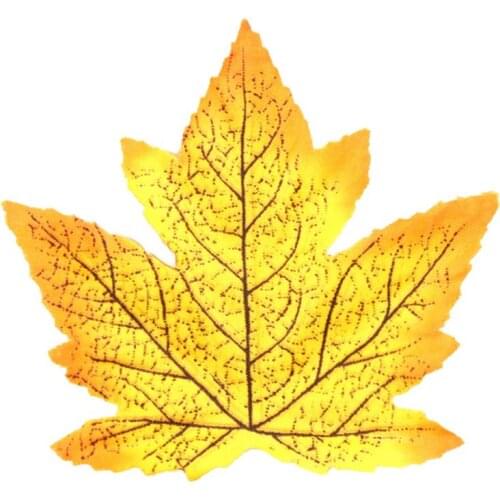 50 Pcs 8 Cm Artificial Flowers Maple Leaves Simulation Decorative Silk Maple Leaves Fall Leaves Wedding Party Decor Dropshipping