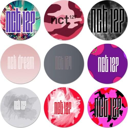 58mm NCT 127 kpop Badge Brooch Pin Accessories For Clothes Backpack Decoration gift