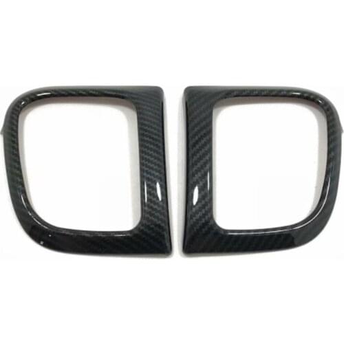 Car Styling For Jeep Grand Cherokee 2014 2015 2016 2017 2018 ABS Carbon Fiber Front Side Air Vent Outlet Cover Trim 2pcs