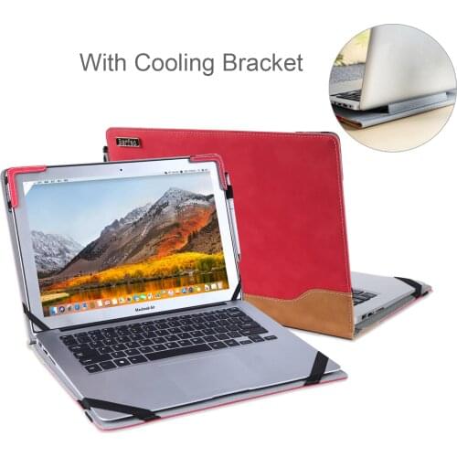 Laptop Case for Lenovo V530S 14 inch Cover Business Notebook Sleeves Protective PU Leather Skin with Cooling