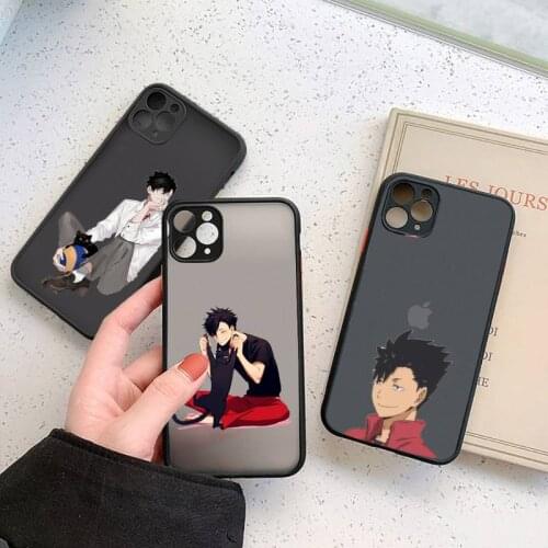 Haikyuu Kuroo Tetsurou volleyball anime Phone Cases matte transparent For iphone 7 8 11 12 plus mini x xs xr pro max cover