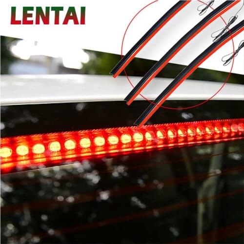 LENTAI For Alfa Romeo 159 Lada granta Fiat 500 punto Land Rover Lexus Buick 1PC Car High Mount Brake Tail Light Stop Lamp 12V