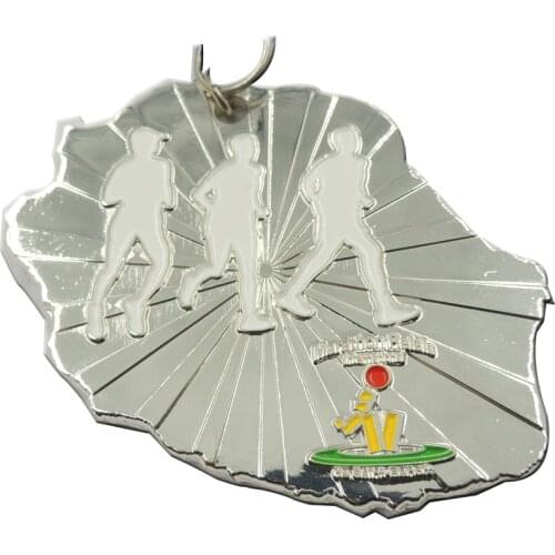 Cheap custom running medals new style silver sports medals