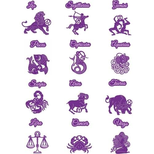 Constellation Metal Cutting Dies Stencil For DIY Scrapbooking Decorative Embossing Paper Craft Die Cutting Template Handmade