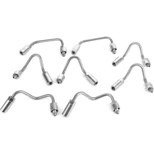 8Pcs Fuel Injection Injector Lines Set 97371994 97371995 97371996 Fit for Chevy GMC 6.6L Duramax LMM 2006 2007 2008 2009 2010