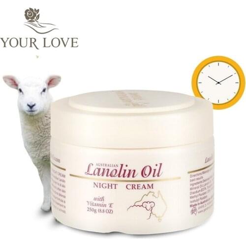 GM Lanolin Oil Night Cream prevent moisture loss, intended for a heavier, more prolonged absorption into the skin overnight