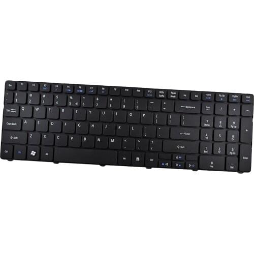 New Laptop Keyboard US Layout for Aspire 5250 5251 5742 5253 5336 5551 5552 5733 5736Z 5740 5741 5750G 5810 7741 Series Black