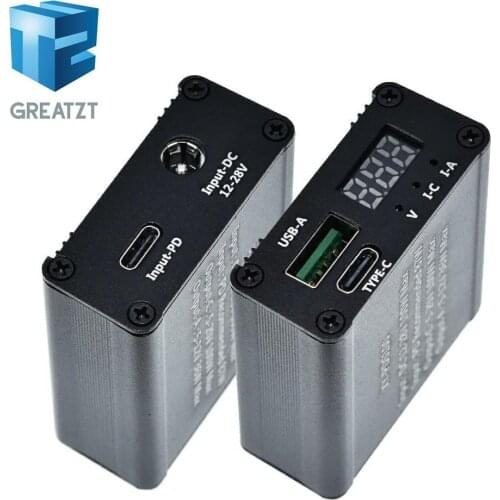 DC12-28V 100W PD Car Charger Desktop Dual Port VOOC PD3.0 Flash Charge QC4+Step Down Module for Huawei SCP/FCP Apple PD Qualcomm