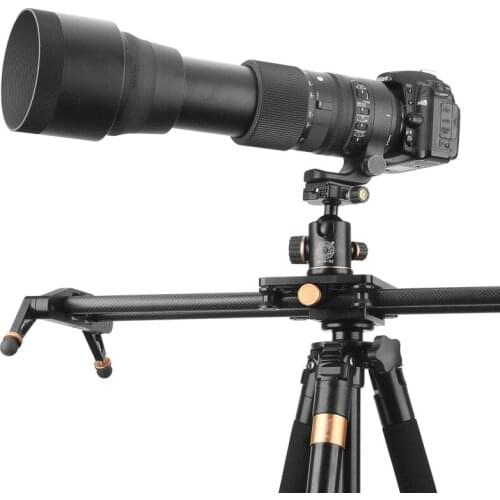 QH7120C Carbon Fiber Slide SLR Camera Mobile Phone Shooting Photography Track Camera Camera