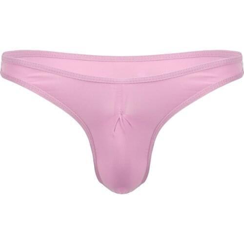 Mens Sissy Sexy Lingerie Underwear Briefs Ruched Bulge Pouch Bikini G-string Underpants Panties Thong Gay Erotic Nightwear