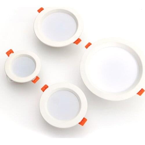 LED Downlight 3w 5W 7w 9w 12w 18w 220V LED Recessed Ceiling Spot Light Panel Down Light Round LED Lighting Cool/ Warm White