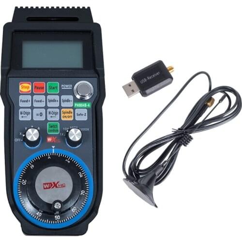 USB CNC cutting remote control engraving machine, plasma 4/6 axis wireless electronic handwheel, programmable