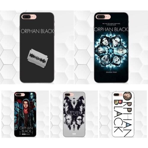 Orphan Black For Xiaomi Mi Mix Max Note 2 2S 3 5X 6 8 SE A1 Play F1 Soft Silicone TPU Black Protective Case