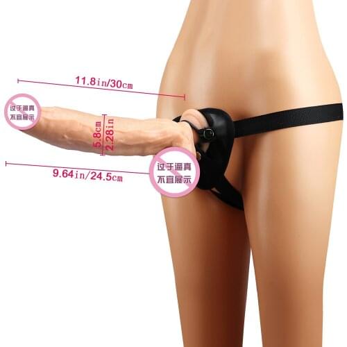 30cm Realistic Dildos Wear Pants Women Men Lesbian Masturbation Tools Strap on Penis Suction Cup Big Dick Adult Anal Sex Toys