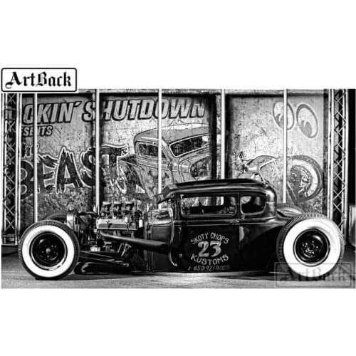 5d diy diamond painting vintage car full square drill 3d diamond embroidery mosaic cross stitch decoration home