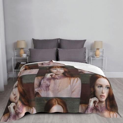 Madelaine Petsch 7 Throw Blanket Receiving Blankets For Girls Bedspread Turquoise Mexican Kawaii Sofa Blanket Anime Plaid Cover