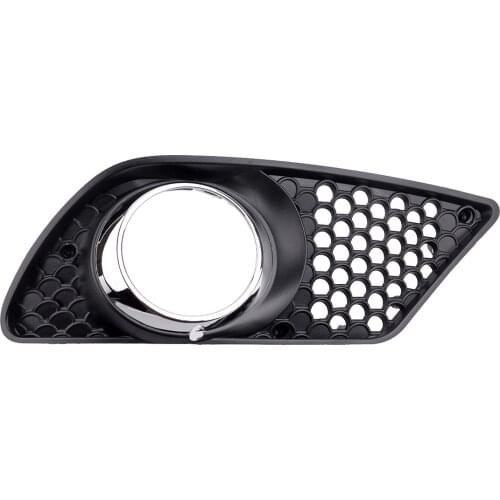 Car Front Right Bumper Fog Light Grill Cover ABS Black 2048850353 Fit for Mercedes Benz C W204 2008 2009 2010 Pre-Facelift