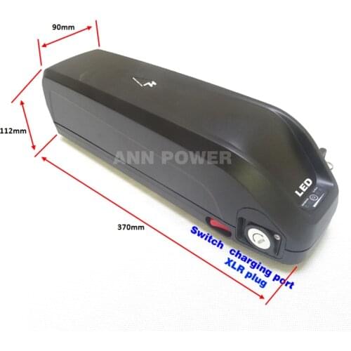 E-bike battery box 48V/36V Hailong No. 2 case13S 5P 10S 6P nickel belt 18650 battery holder Can hold 65 pcs 18650 li-ion battery