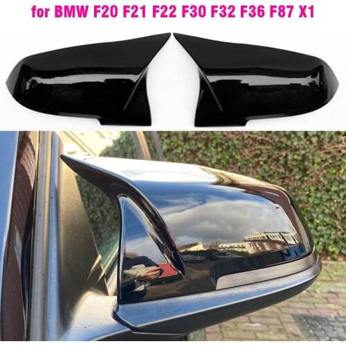 For BMW 1 2 3 4 Series 220i 328i 420i F20 F21 F22 F23 F30 F32 F33 F36 X1 Carbon Fiber Side Rearview Mirror Cover Caps