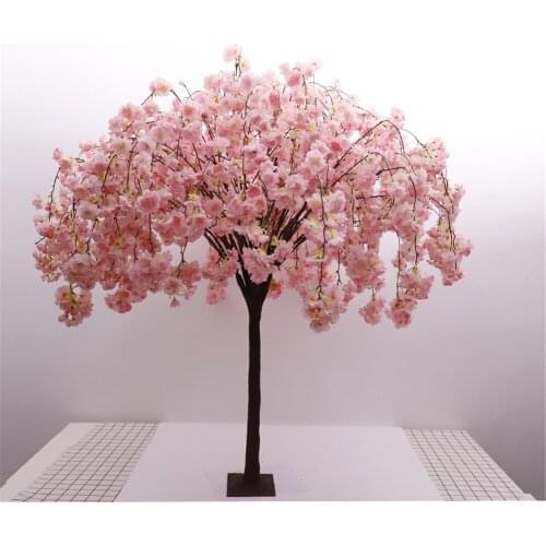 Artificial Cherry Tree Simulation Plant Wedding Party Festival Desktop Decoration Fake Tree Festival Stage Outdoor Garden Decor