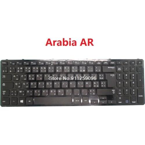 Laptop Keyboard For Samsung NP365E5C NP350E5C NP355E5C 365E5C 350E5C 355E5C Russia RU US English Arabia AR BA75-04303A
