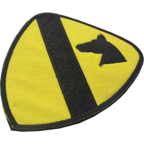 USA 1st Cavalry Division Patches Military U.S. Army Patch Hook Back Armband Tactical Badge Moll for Backpack Cloth
