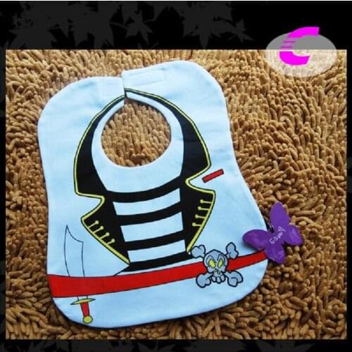 Pirate Baby Boys Bibs Newborn bib tuxedo Costume Towel Babies babador bandanas children Apron Girls bibs & burp cloths