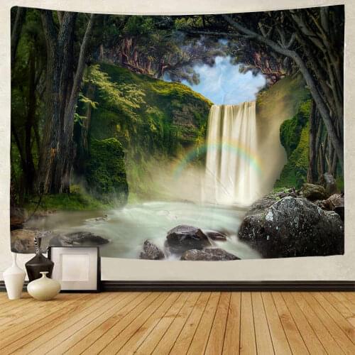 Variety Forest Patten Tapestry Plant 3D Printed Bedroom Decoration