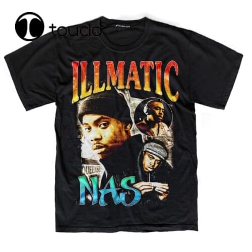 Rare!! Nas Illmatic Rapper Hip Hop Unisex MenS| T-Shirt S-3Xl