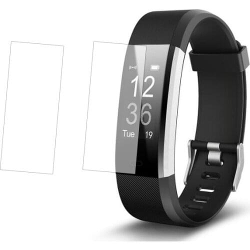 2pcs Anti-scratch Ultra Thin HD Clear Protective Film Guard For ID115 HR Plus Smartband Wristband Full Screen Protector Cover